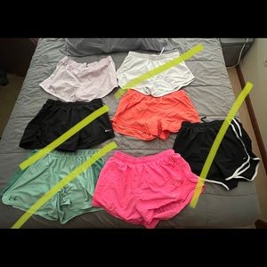 3 athletic shorts. Sold the others!